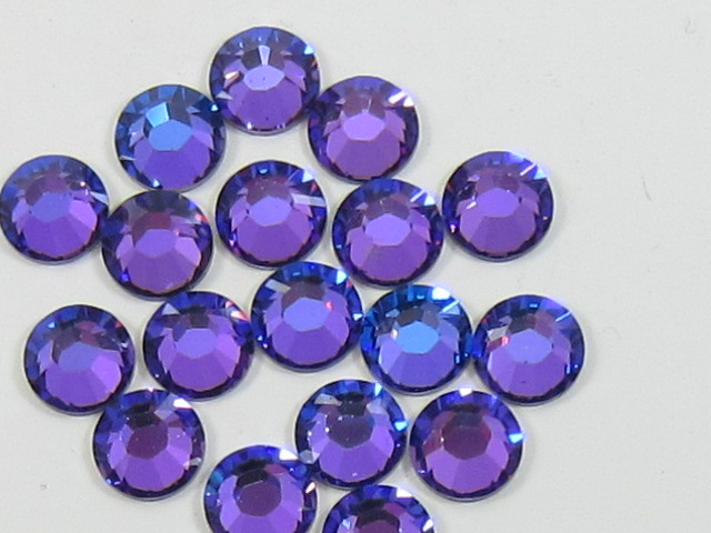 1 Gross 10ss TANZANITE HOTFIX European Rhinestones